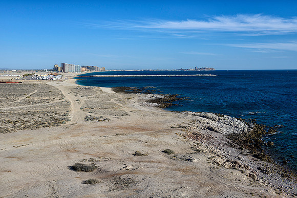 Puerto Penasco (Rocky Point), Mexico - RV park on the left