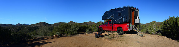 Camping between Phoenix and Kingman / Las Vegas