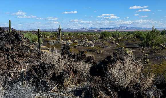 El Pinacate y Gran Desierto de Altar Biosphere Reserve - lava fields