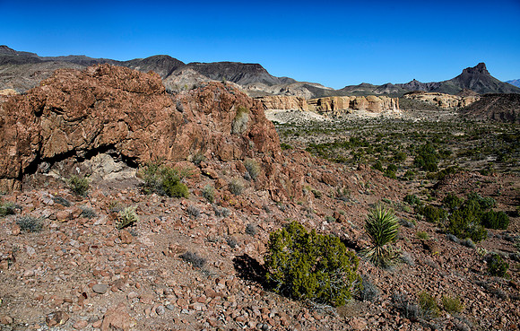 Mountains around Oatman, AZ