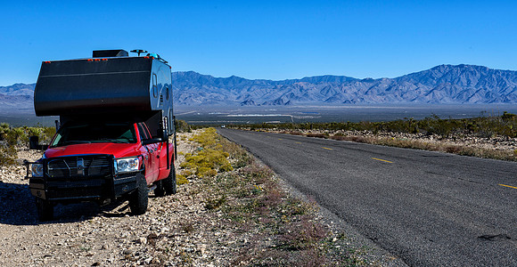 Route 66 through the mountains around Oatman, AZ