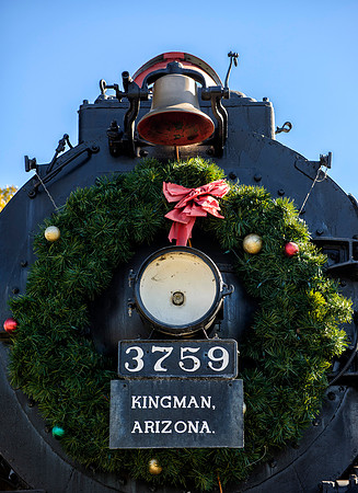 Old train in Kingman, AZ